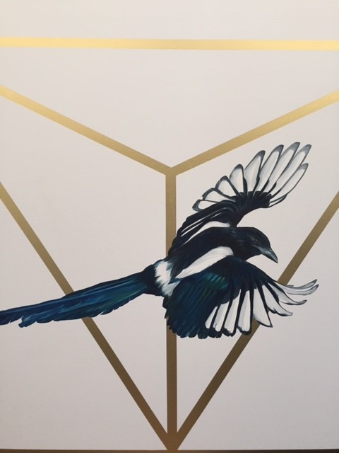 Melissa Del Pinto Bird Painting Merkaba In Flight 2